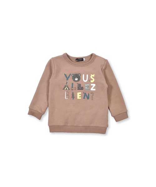 BeBe（ベベ）の「BeBe/マシュマロウラゲアニマル雪山モチーフトレーナーベビー(80~90cm)（スウェット・キッズ・グリーン/ベージュ・90/80）」の15枚目の写真