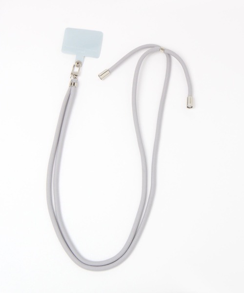 LAKOLE（ラコレ）の「マルチスマホストラップ / 279021（スマホグッズ・レディース・桜/チャコール/グレー/ライトブルー/アイボリー/カーキ・FREE）」の7枚目の写真