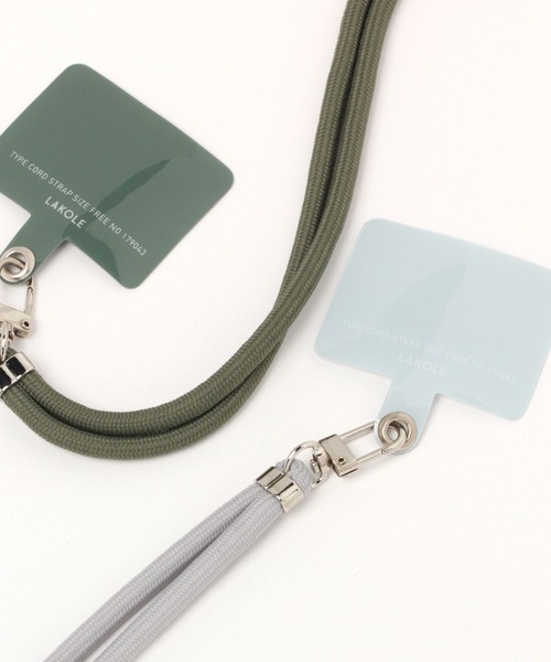 LAKOLE（ラコレ）の「マルチスマホストラップ / 279021（スマホグッズ・レディース・桜/チャコール/グレー/ライトブルー/アイボリー/カーキ・FREE）」の14枚目の写真