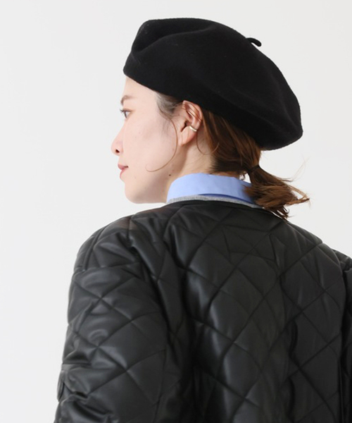 Le Beret Francais（ルベレーフランセ）の「【Le Beret Francais/ルベレーフランセ】 ベレー（ハンチング/ベレー帽・レディース・アイボリー/ブラック/ベージュ/ネイビー・FREE）」の9枚目の写真