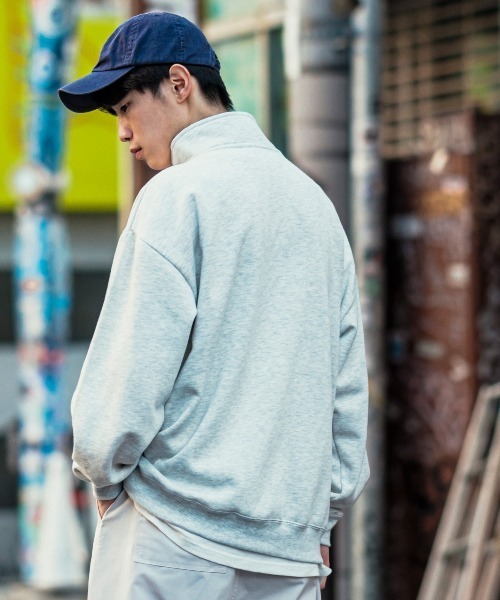 improves（インプローブス）の「PETTYWOLF 刺繍 ハーフ ジップ トレーナー（スウェット・メンズ・グレー/グリーン/ホワイト/ブラック・LARGE/MEDIUM）」の18枚目の写真