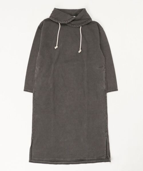 Good On（グッドオン）の「GOOD ON　ロールネックスウェットマキシワンピース GOOP2201（ワンピース・レディース・ベージュ/ブラウン/ブラック/ネイビー・FREE）」の19枚目の写真