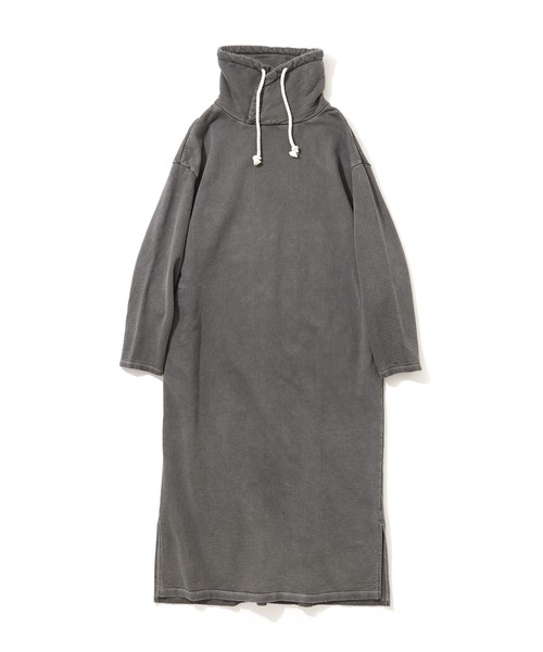 Good On（グッドオン）の「GOOD ON　ロールネックスウェットマキシワンピース GOOP2201（ワンピース・レディース・ベージュ/ブラウン/ブラック/ネイビー・FREE）」の6枚目の写真