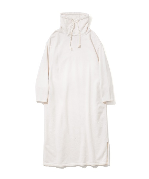 Good On（グッドオン）の「GOOD ON　ロールネックスウェットマキシワンピース GOOP2201（ワンピース・レディース・ベージュ/ブラウン/ブラック/ネイビー・FREE）」の9枚目の写真