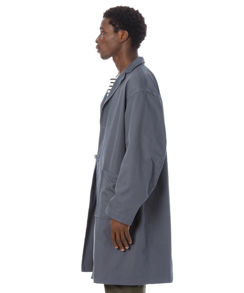 T-Jacket イタリア製 グレー コート　未使用品 スタンドカラーコート LE SOUK HOLIDAY｜クロスプラス公式通販サイト