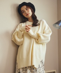 【WEB限定】マッシュルームリブニット 180169