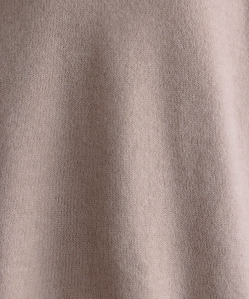 mysty woman（ミスティウーマン）の「【WEB限定】マッシュルームリブニット　180169（ニット/セーター・レディース・ネイビー/カーキ/ピンク/アイボリー/ライトベージュ・FREE）」の9枚目の写真