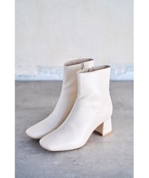 AZUL by moussy（アズールバイマウジー）の「SIMPLE SHORT BOOTS/シンプルショートブーツ（ブーツ・レディース）」