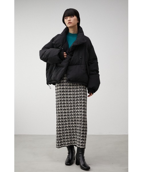 AZUL by moussy(アズールバイマウジー)の「SIMPLE SHORT BOOTS/シンプルショートブーツ(ブーツ・レディース・アイボリー/ブラック・SMALL/MEDIUM/LARGE)」の20枚目の写真