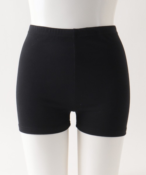 Honeys（ハニーズ）の「一分丈スパッツ（レギンス/スパッツ・レディース・ブラック・M/L）」の2枚目の写真