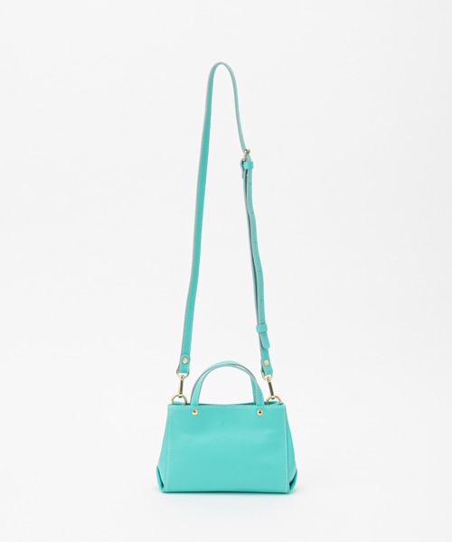 russet(ラシット)の「《SHOPPER》マイクロショルダーバッグ【レザー】(CE-1019)(ショルダーバッグ・レディース・ブラック/グレー系その他/モカ/イエロー/グリーン・FREE)」の5枚目の写真