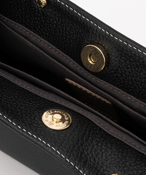 russet(ラシット)の「《SHOPPER》マイクロショルダーバッグ【レザー】(CE-1019)(ショルダーバッグ・レディース・ブラック/グレー系その他/モカ/イエロー/グリーン・FREE)」の22枚目の写真