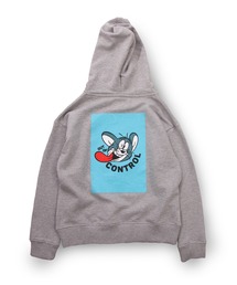 飛び裏毛TOM＆JERRY(トム＆ジェリー) 顔面JERRY プルパーカー (M4)
