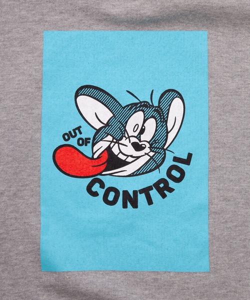 Tom&Jerry(トムアンドジェリー)の「飛び裏毛TOM&JERRY(トム&ジェリー) 顔面JERRY プルパーカー (M4)(パーカー・キッズ・ライトイエロー/杢グレー・110/140/160/150/130/120/100)」の7枚目の写真