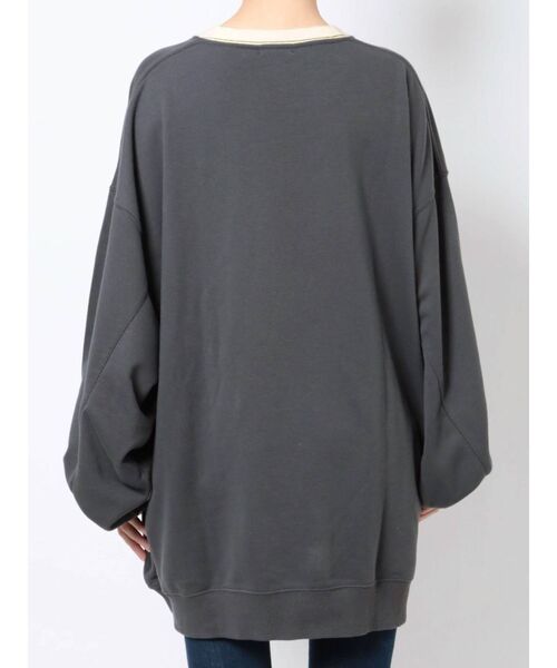 GYDA(ジェイダ)の「SPOOPY BUNNY RAISINGスウェットトップス(Tシャツ/カットソー・レディース・オフホワイト/チャコールグレー・FREE)」の19枚目の写真