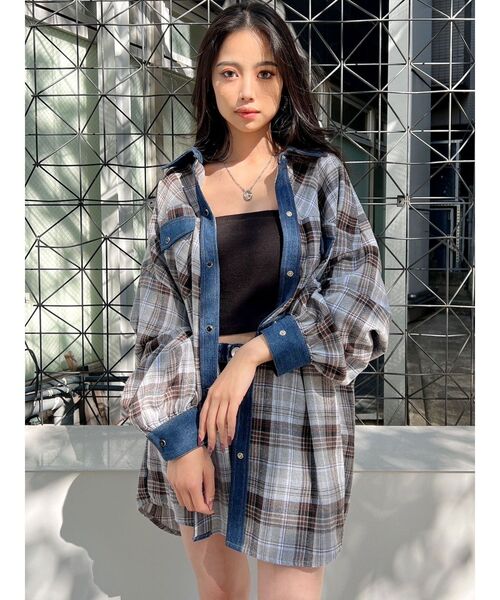 GYDA（ジェイダ）の「BASICショートベアトップス（チューブトップ・レディース・ブラック/オフホワイト・FREE）」の19枚目の写真