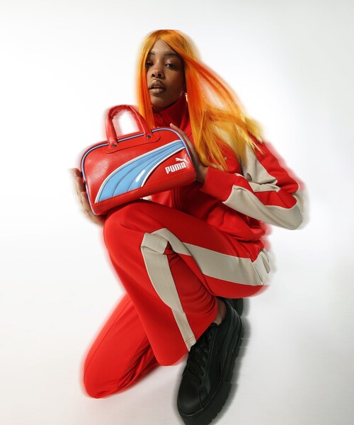 PUMA(プーマ)の「PUMA × Ray BEAMS / 別注 レトロ ミニ グリップ バッグ(トートバッグ・レディース・レッド/サックスブルー・ONE SIZE)」の8枚目の写真