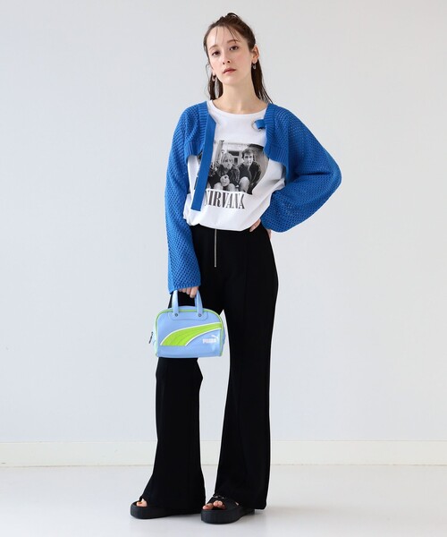 PUMA(プーマ)の「PUMA × Ray BEAMS / 別注 レトロ ミニ グリップ バッグ(トートバッグ・レディース・レッド/サックスブルー・ONE SIZE)」の12枚目の写真