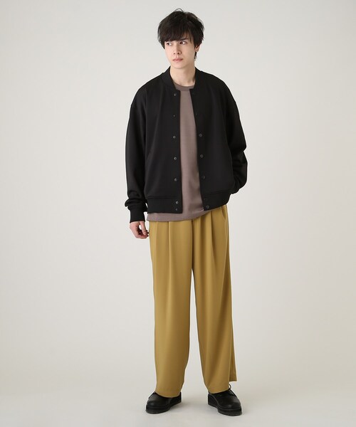 tk.TAKEO KIKUCHI（ティーケータケオキクチ）の「◆エステルジャージスタジャン（スタジャン・メンズ・ネイビー/ブラック/ブラウン系その他・01/03/02/04）」の7枚目の写真