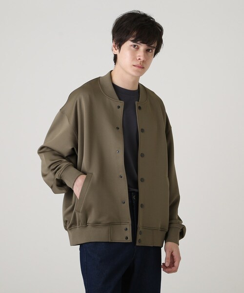 tk.TAKEO KIKUCHI（ティーケータケオキクチ）の「◆エステルジャージスタジャン（スタジャン・メンズ・ネイビー/ブラック/ブラウン系その他・01/03/02/04）」の13枚目の写真