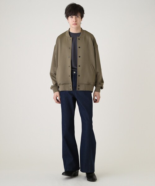 tk.TAKEO KIKUCHI（ティーケータケオキクチ）の「◆エステルジャージスタジャン（スタジャン・メンズ・ネイビー/ブラック/ブラウン系その他・01/03/02/04）」の14枚目の写真