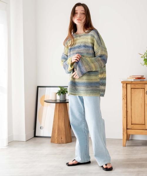 WEGO（ウィゴー）の「WEGO/2WAYリボンメッシュカーデ（カーディガン/ボレロ・レディース・ブラック/その他1/その他2/ホワイト・FREE）」の12枚目の写真