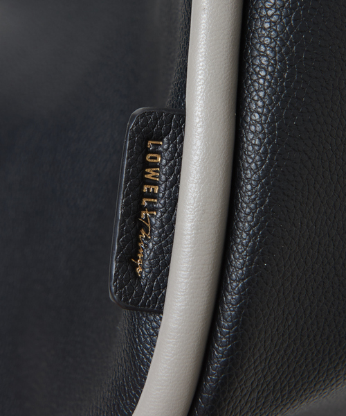 LOWELL things（ロウェル　シングス）の「Lafull/配色パイピング3WayショルダーBAG/ホーボーバッグ（ショルダーバッグ・レディース・ブラック/ライトブルー/アイボリー・フリー）」の21枚目の写真