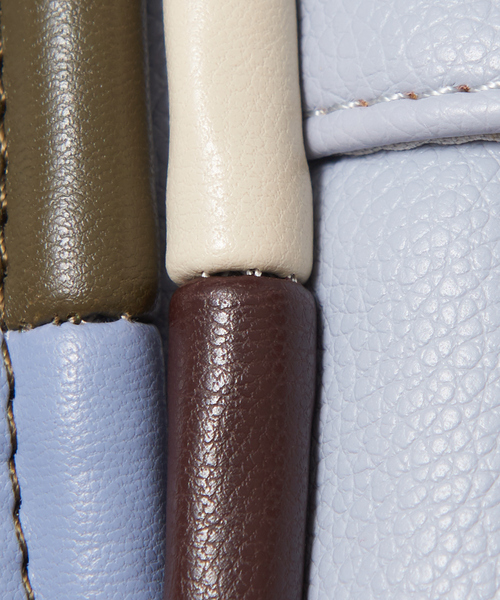 LOWELL things（ロウェル　シングス）の「Lafull/配色パイピング3WayショルダーBAG/ホーボーバッグ（ショルダーバッグ・レディース・ブラック/ライトブルー/アイボリー・フリー）」の16枚目の写真