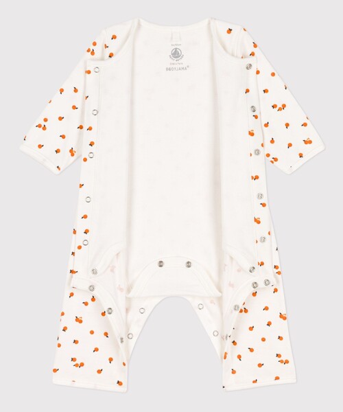 PETIT BATEAU（プチバトー）の「プリント足なしロンパース（ロンパース・キッズ・ホワイト系その他/オフホワイト・3MONTH/6MONTH/12MONTH）」の17枚目の写真