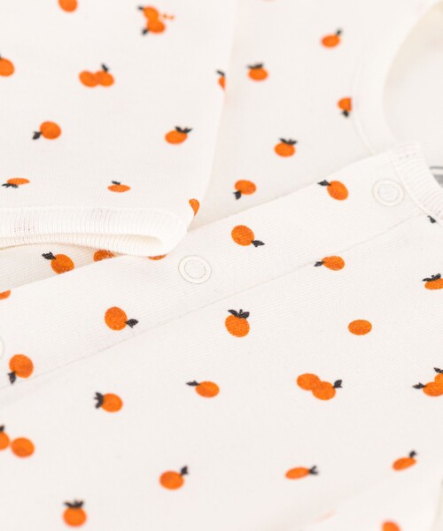 PETIT BATEAU（プチバトー）の「プリント足なしロンパース（ロンパース・キッズ・ホワイト系その他/オフホワイト・3MONTH/6MONTH/12MONTH）」の15枚目の写真