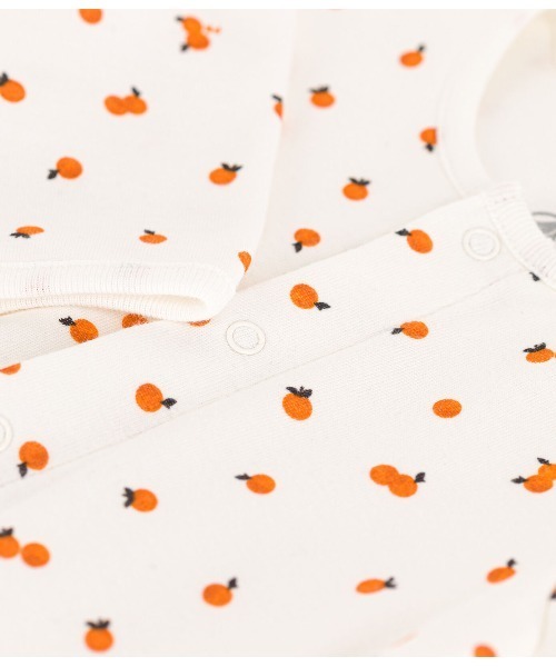 PETIT BATEAU（プチバトー）の「プリント足なしロンパース（ロンパース・キッズ・ホワイト系その他/オフホワイト・3MONTH/6MONTH/12MONTH）」の8枚目の写真