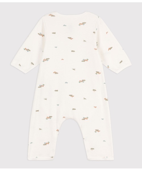 PETIT BATEAU（プチバトー）の「プリント足なしロンパース（ロンパース・キッズ・ホワイト系その他/オフホワイト・3MONTH/6MONTH/12MONTH）」の4枚目の写真