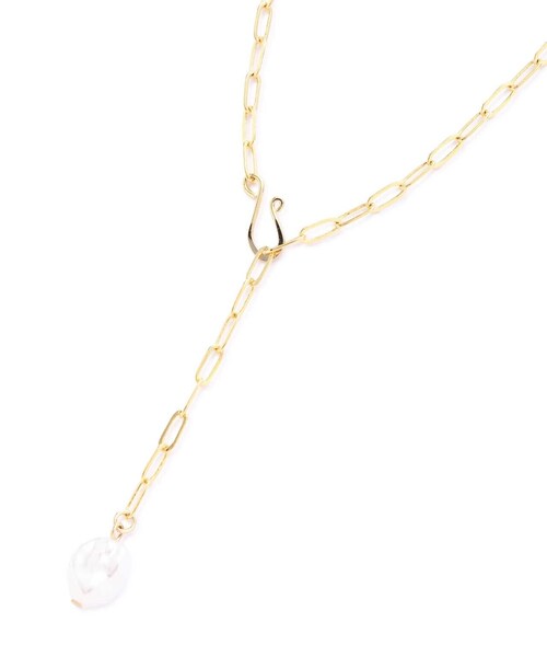 N.（N. Natural Beauty Basic）（エヌエヌナチュラルビューティーベーシック）の「パールポイントロングネックレス（ネックレス・レディース・ゴールド・FREE）」の2枚目の写真