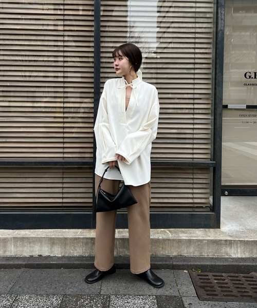 pocket tuck tapered pants（その他パンツ）｜Amiur（エミレ）の