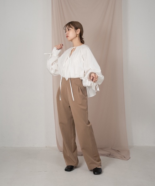pocket tuck tapered pants（その他パンツ）｜Amiur（エミレ）の