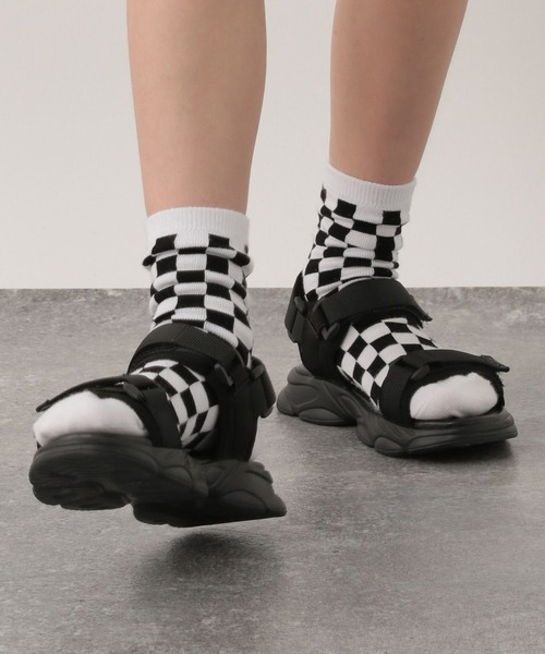 GLOBAL WORK(グローバルワーク)の「アソートスニーカーサンダル/191420(サンダル・キッズ・ブラック/ブラック系その他/ブラック系1・19cm/20cm/21cm/22cm)」の7枚目の写真