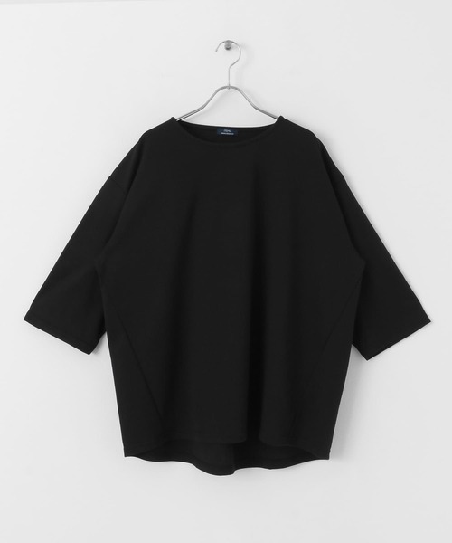 ITEMS URBANRESEARCH（アイテムズ アーバンリサーチ）の「クールタッチポンチ 7分袖ビッグTシャツ（Tシャツ/カットソー・メンズ・オフホワイト/ベージュ/ブルー/ブラック・MEDIUM/LARGE）」の20枚目の写真