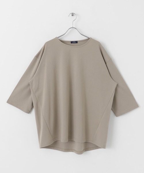 ITEMS URBANRESEARCH（アイテムズ アーバンリサーチ）の「クールタッチポンチ 7分袖ビッグTシャツ（Tシャツ/カットソー・メンズ・オフホワイト/ベージュ/ブルー/ブラック・MEDIUM/LARGE）」の10枚目の写真