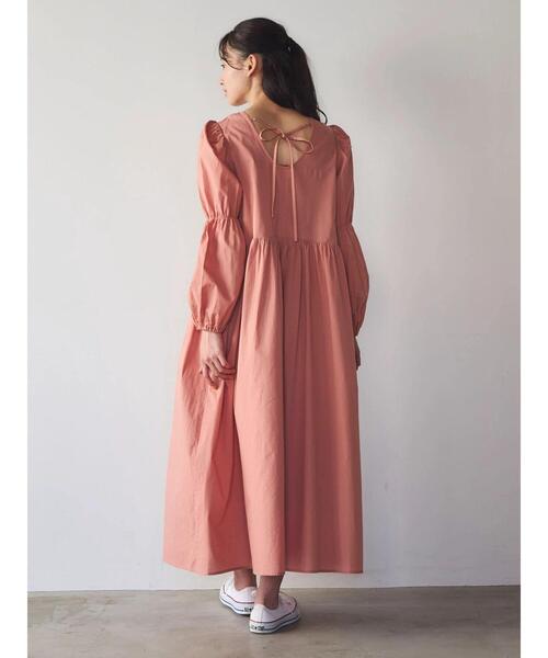 Petit fleur（プチフルール）の「・Petit Fleurヴィラーゴスリーブワンピース（ワンピース・レディース・ブラック/オレンジ/グリーン系その他2・FREE）」の15枚目の写真