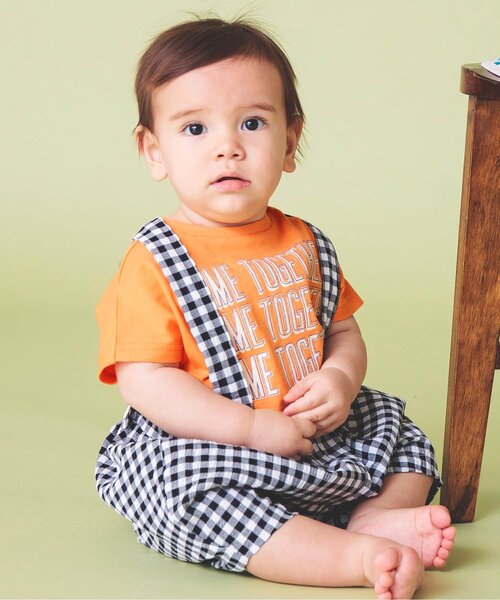 BREEZE（ブリーズ）の「ベビーTシャツ×サロペットセット（その他ベビーウェア・キッズ・アイボリー/オレンジ・70/80）」の20枚目の写真