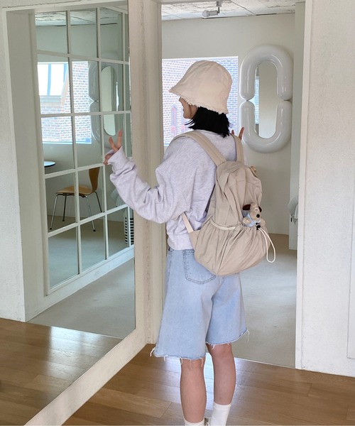 by muni:r(バイ ムニール)の「グロミットキーリング(チャーム・レディース・ブラウン/ホワイト/ブルー・ONE SIZE)」の12枚目の写真