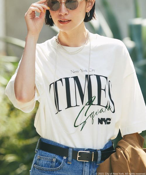 【GOOD ROCK SPEED】USAロゴ&フォトT オフホワイト GOOD ROCK SPEED/グッドロックスピード】NYC ロゴTEE / プリント