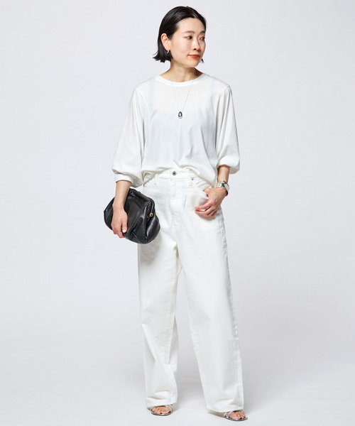 ワイドスリーブTシャツ（Tシャツ/カットソー）｜AP STUDIO