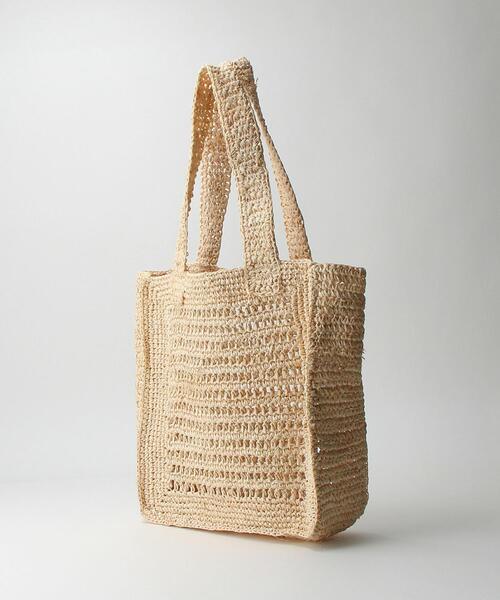 【美品】 UNITED ARROWS ポーチ付きスクエアトートバッグ　かごバッグ 1400023F0440_m1_a030.jpg