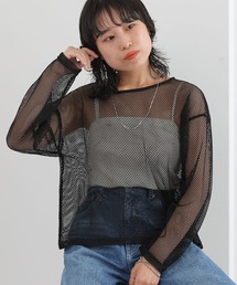 カットメッシュプルオーバー