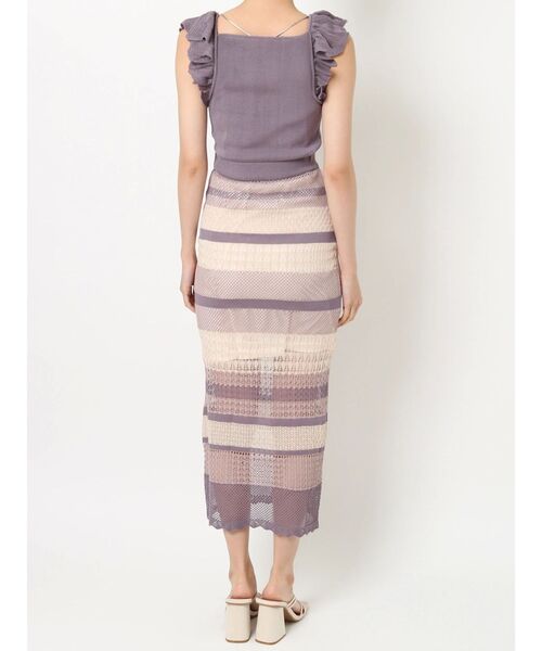 RESEXXY（リゼクシー）の「透かし編みタイトニットワンピース（ワンピース・レディース・ブラック/その他/その他1・FREE）」の14枚目の写真