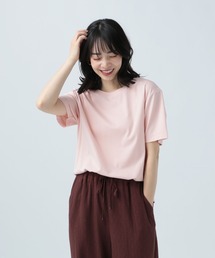 シルケットクルーネックTシャツ