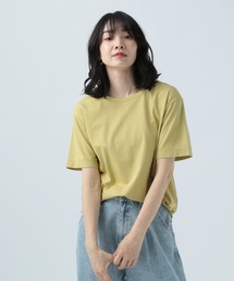 シルケットクルーネックTシャツ