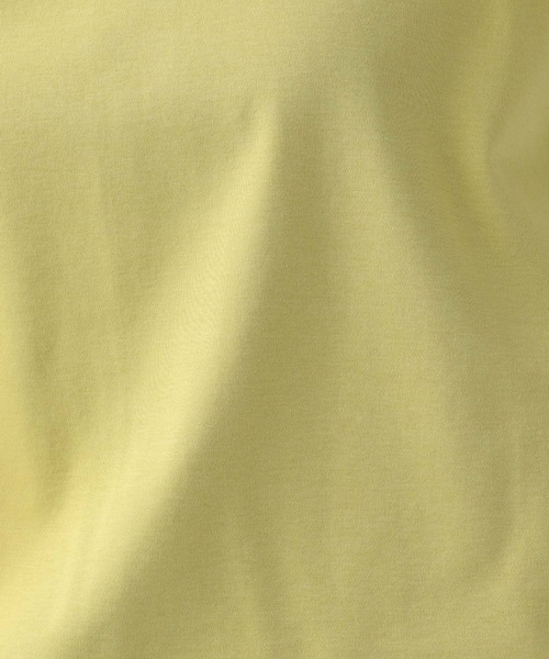 BAYFLOW(ベイフロー)の「シルケットクルーネックTシャツ(Tシャツ/カットソー・レディース・ベビーピンク/ブラック/カーキ/オフホワイト/ベージュ/ブルー/マスタード・MEDIUM/SMALL)」の12枚目の写真