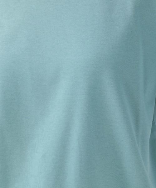 BAYFLOW(ベイフロー)の「シルケットクルーネックTシャツ(Tシャツ/カットソー・レディース・ベビーピンク/ブラック/カーキ/オフホワイト/ベージュ/ブルー/マスタード・MEDIUM/SMALL)」の15枚目の写真